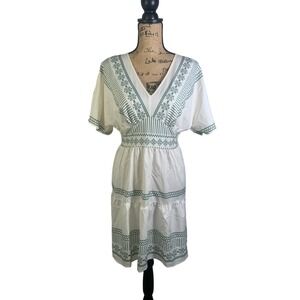 (B-50) SHEIN Womens dress shoers sleeves size L ivory color